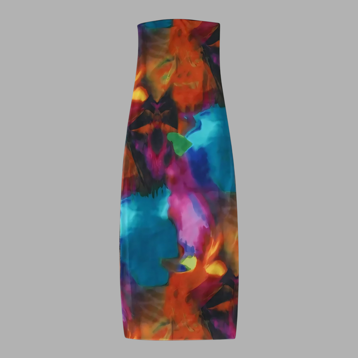 Goddess Glow Slim-Fit Silk Bandeau Dress G2X48R