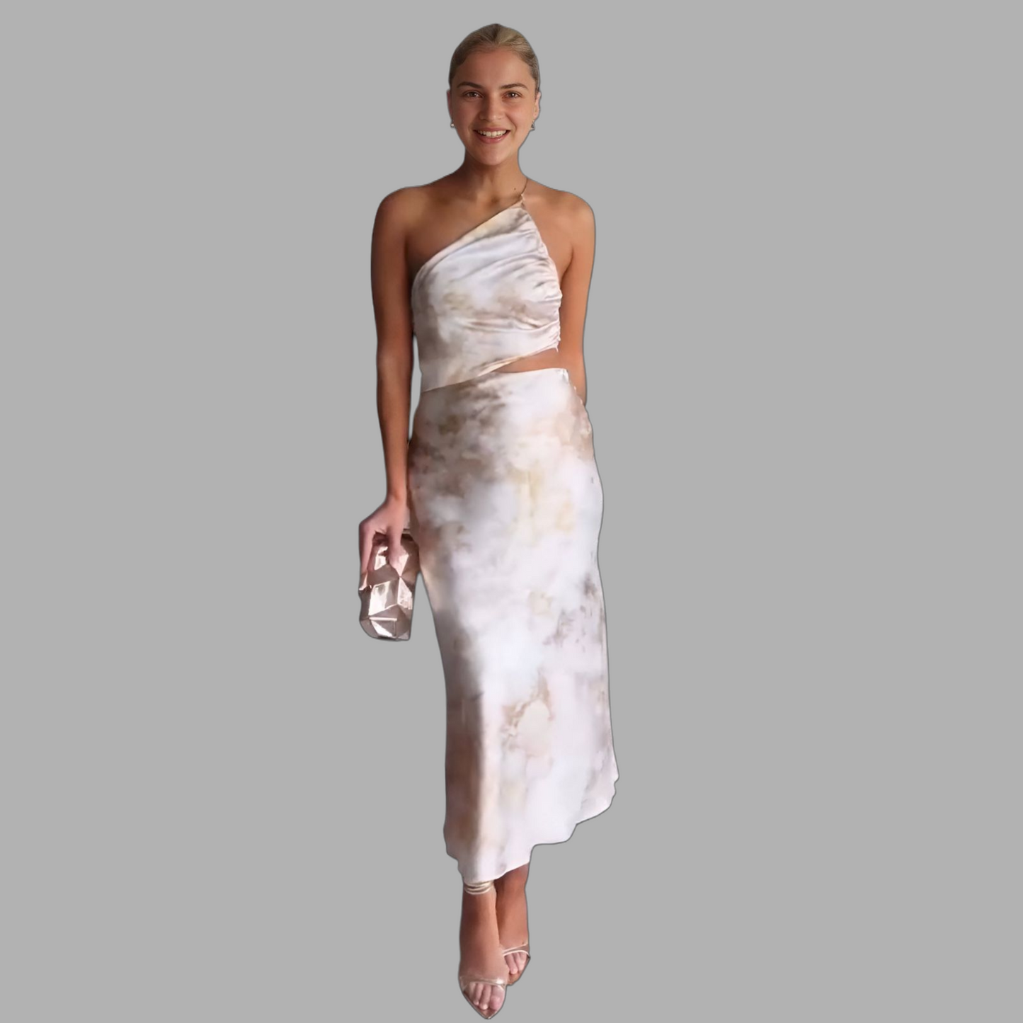 Silken Mirage Patterned Dress S2V78K