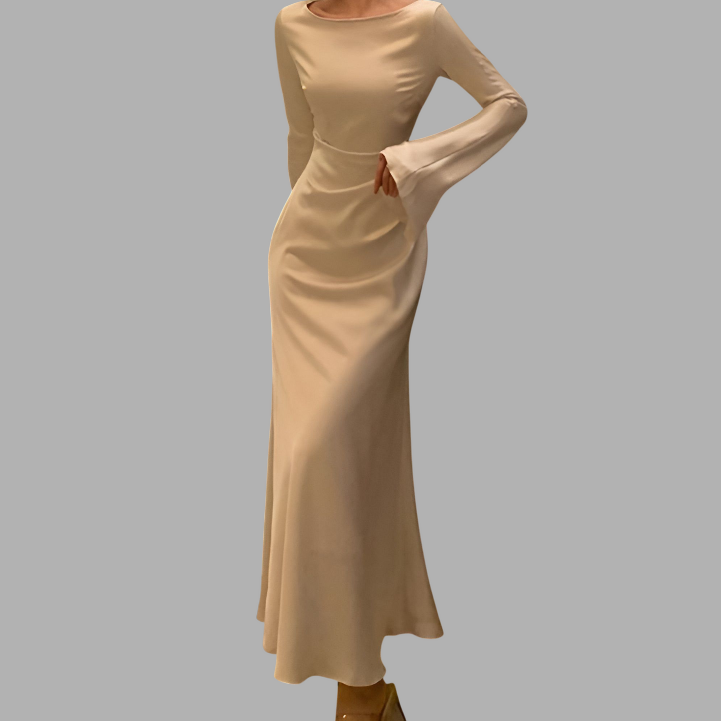 LustraBloom Satin Dress L4W27L