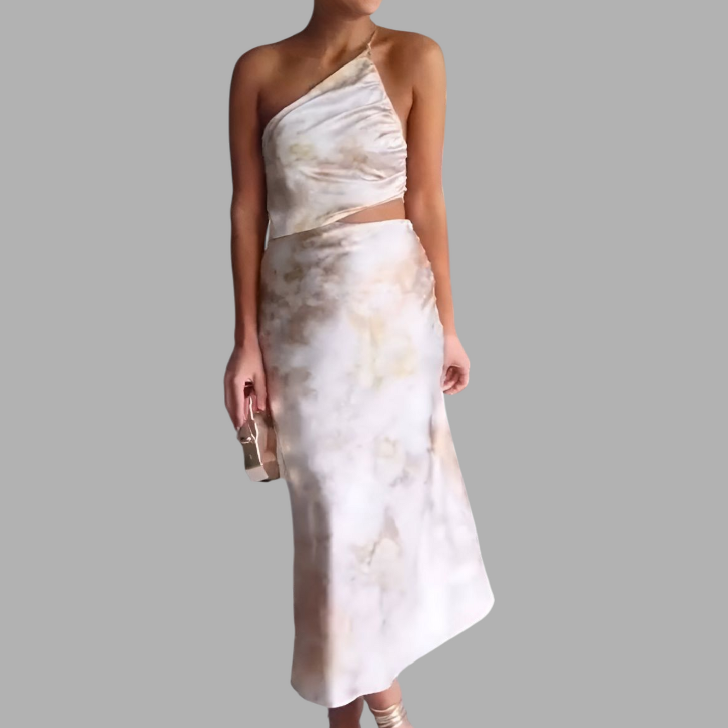 Silken Mirage Patterned Dress S2V78K