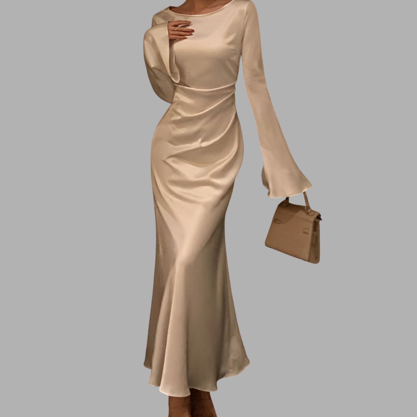 LustraBloom Satin Dress L4W27L