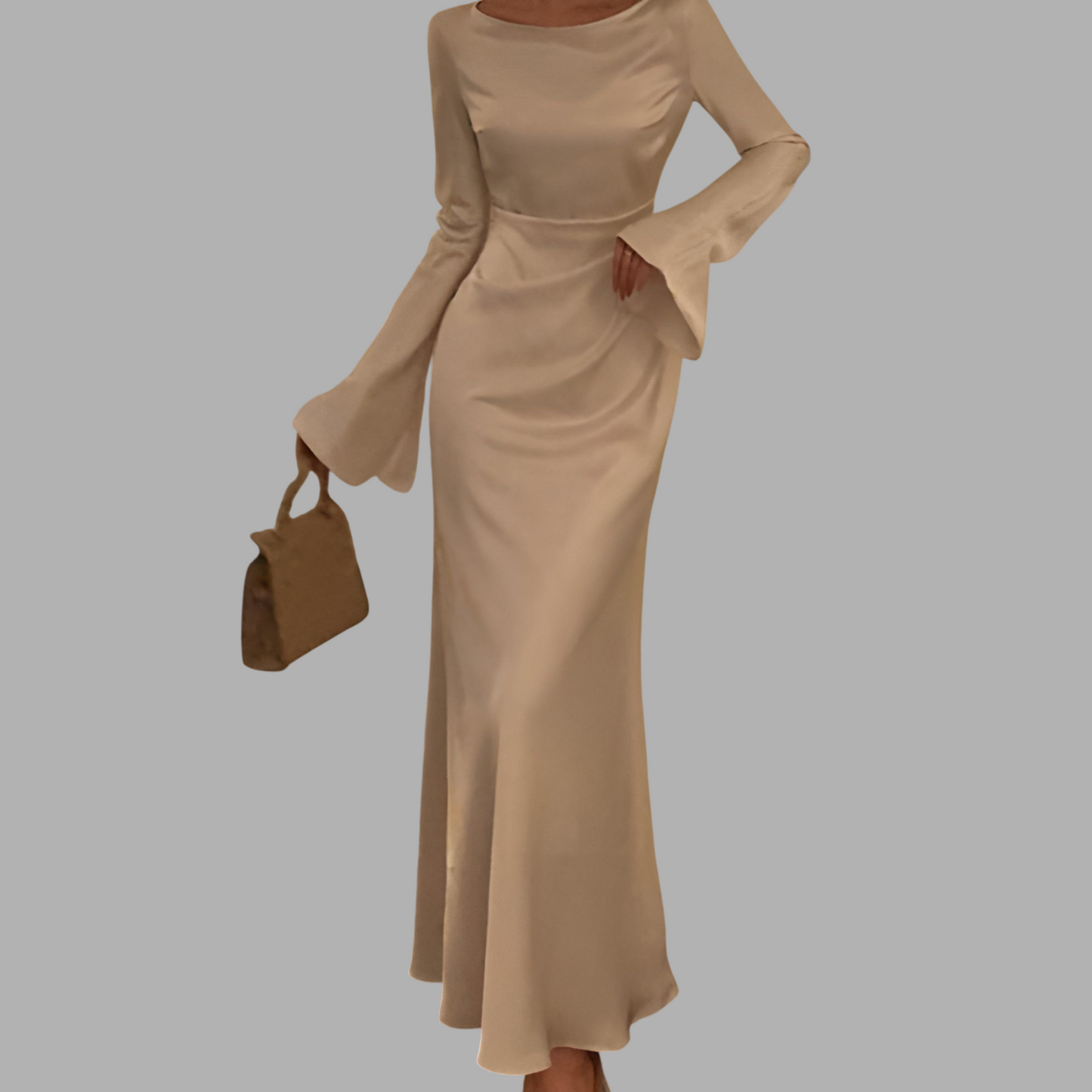 LustraBloom Satin Dress L4W27L