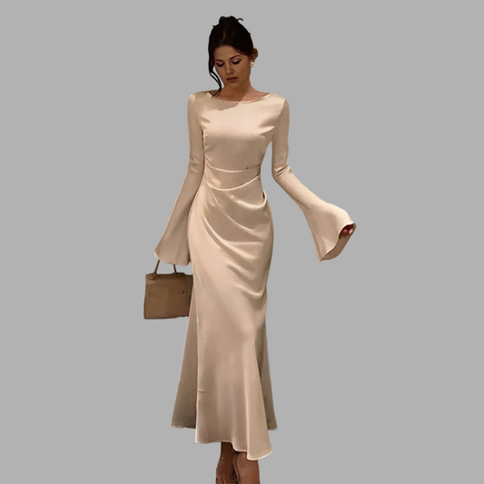 LustraBloom Satin Dress L4W27L
