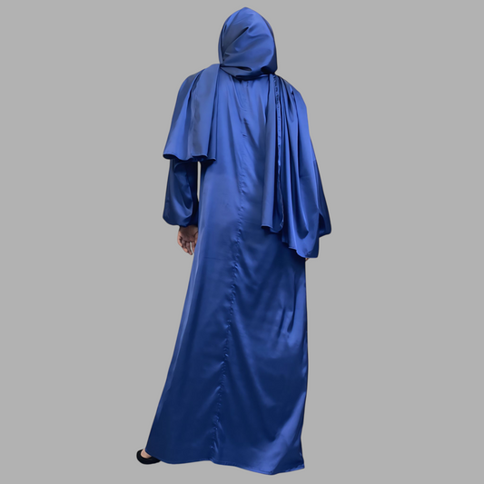 Royal Allure Satin Dress with Matching Headscarf R5C73Q