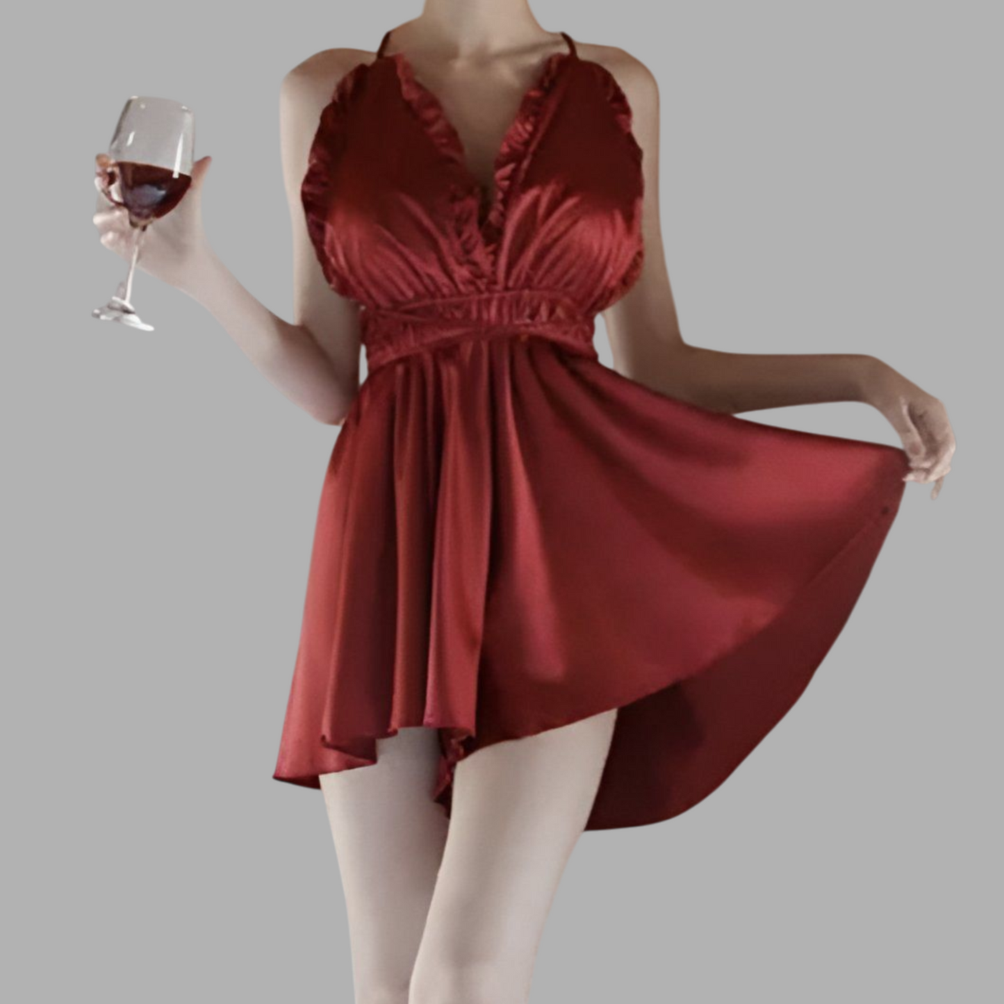 Satin Embrace Night Set S0L81N